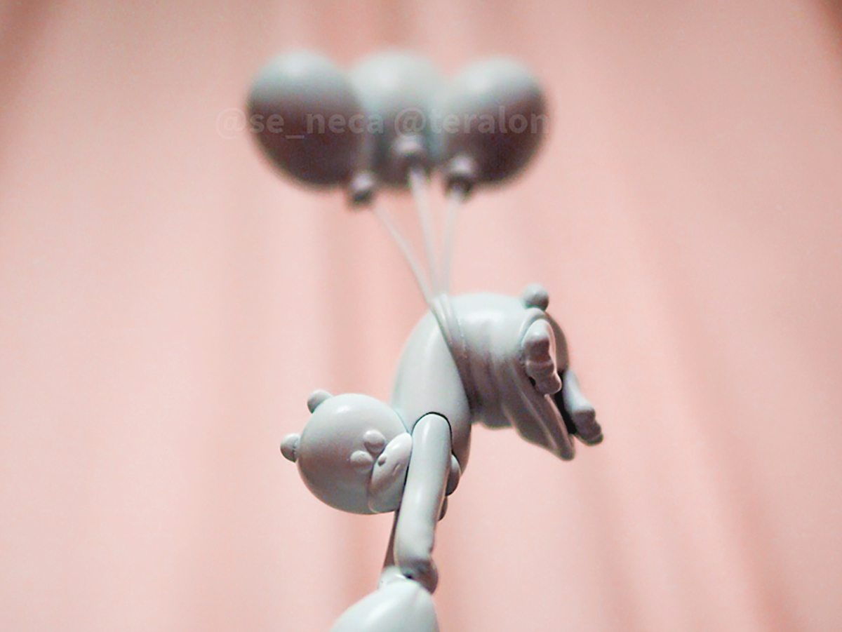 2026年1月28日風船とぷれーりーちゃんのフィギュア色塗り前の状態